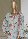 NSM-0184-PR R10-11- 3 Piece Printed Cotton Stitched Suit