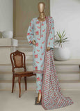 NSM-0184-PR R10-11- 3 Piece Printed Cotton Stitched Suit