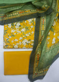 DP-0632- 3 Piece Cotton Printed UnStitched Suit
