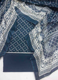 DP-0659- 3 Piece Cotton Printed UnStitched Suit