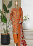NSM-0159-PR R10-11- 3 Piece Printed Cotton Stitched Suit