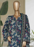 NSM-0160-PR R10-11- 3 Piece Printed Cotton Stitched Suit