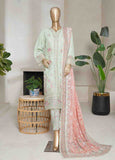 NSMED-005- 3 Piece Cotton Embroidered Stitched Suit