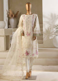 RTS-0017 M- 3 Piece Organza Stitched Suit